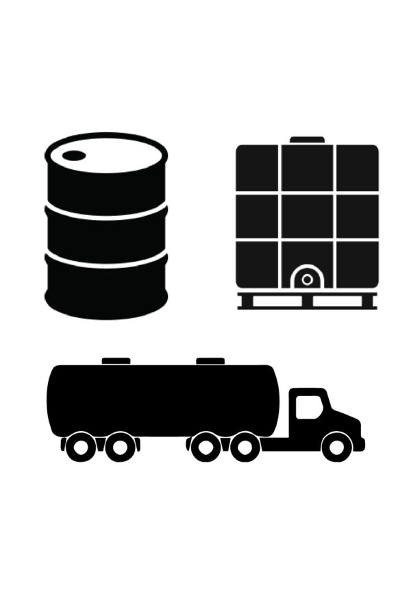 drum, tote, bulk tanker