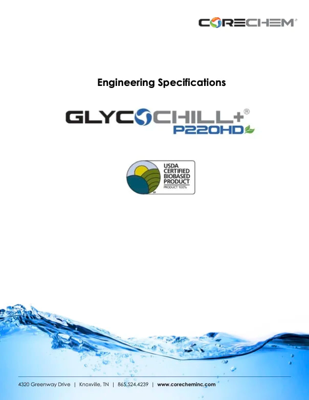 download GlycoChill+ P220HD Engineering Specification Packet NO Hypo Flush