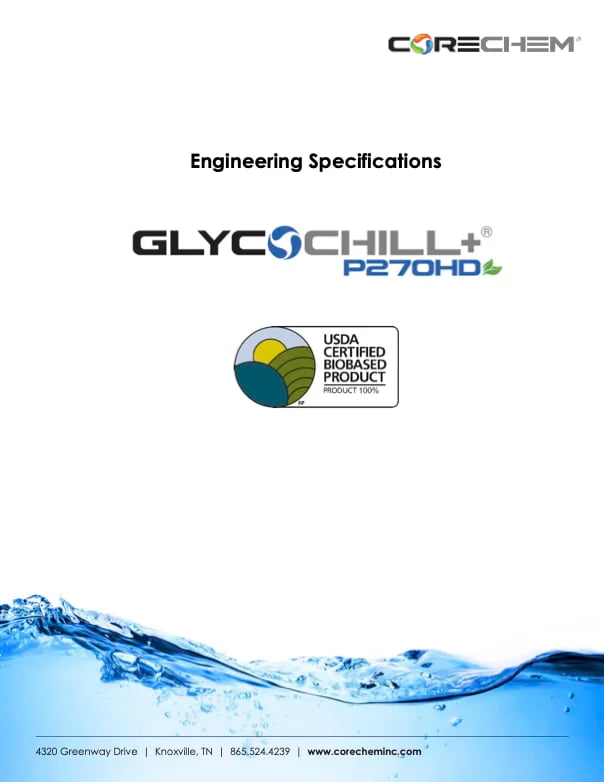 download GlycoChill+ P270HD Engineering Specifications Packet